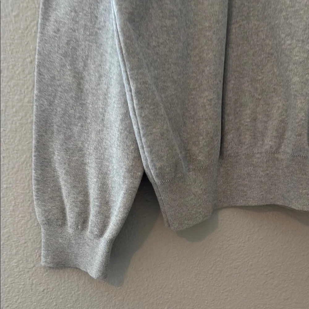 Polo by Ralph Lauren Gray V-Neck Sweater